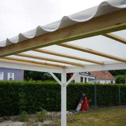 Installation de pergola en PVC Tergnier